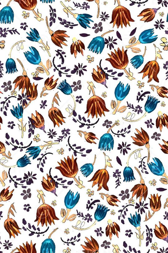 水墨印花华亿平台图片