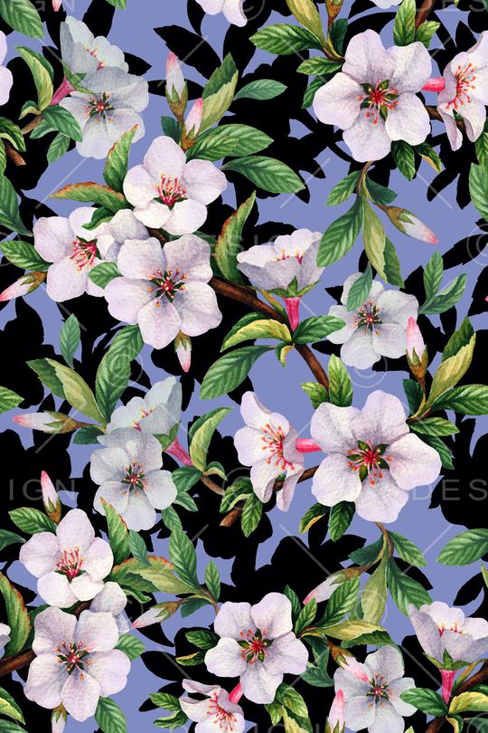 田园风印花华亿平台图片