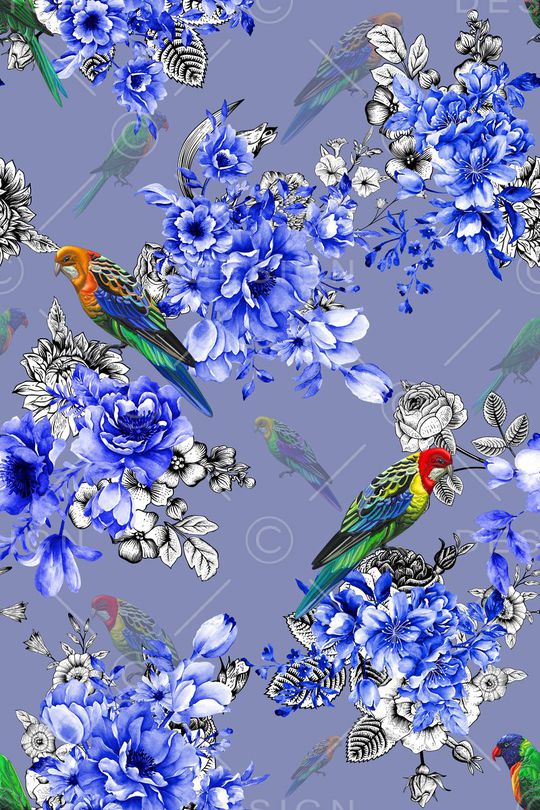 中国风印花华亿平台图片