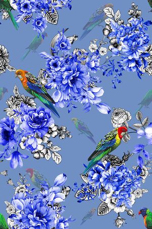 中国风印花华亿平台图片