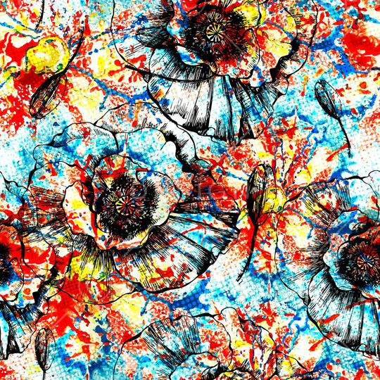 线条印花华亿平台图片