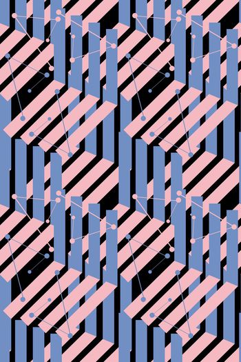 577660-花艺坊 男装几何图形