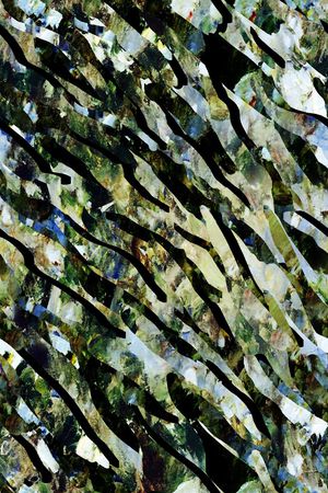 抽象色块印花华亿平台图片