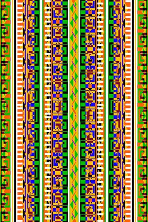 几何格子印花华亿平台图片