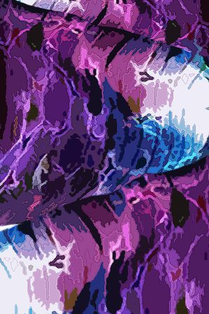 斑斓安逸印花华亿平台图片