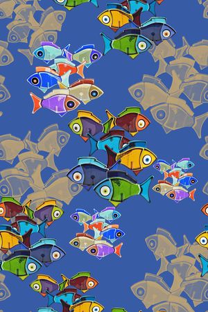 色彩斑斓印花华亿平台图片