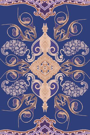 复古印花华亿平台图片