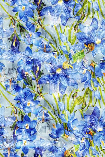 578058-原创时尚清新女装兰花