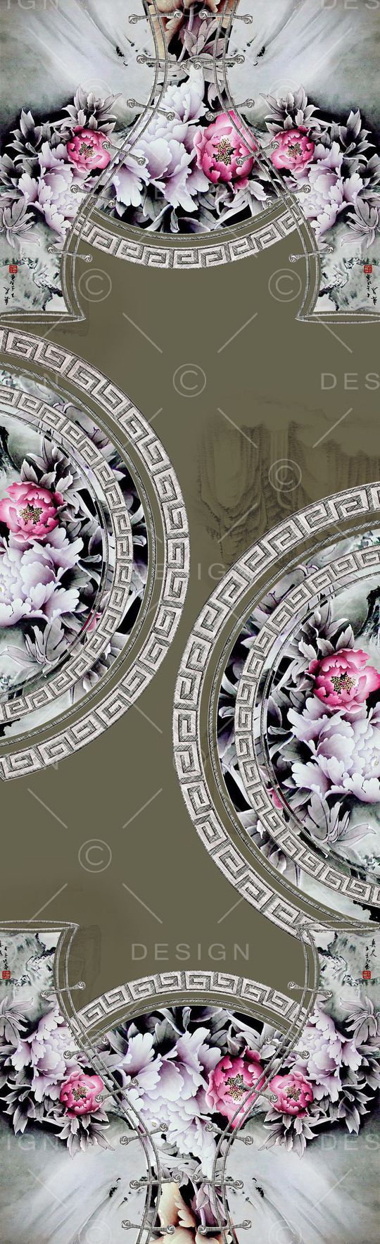 长巾印花华亿平台图片