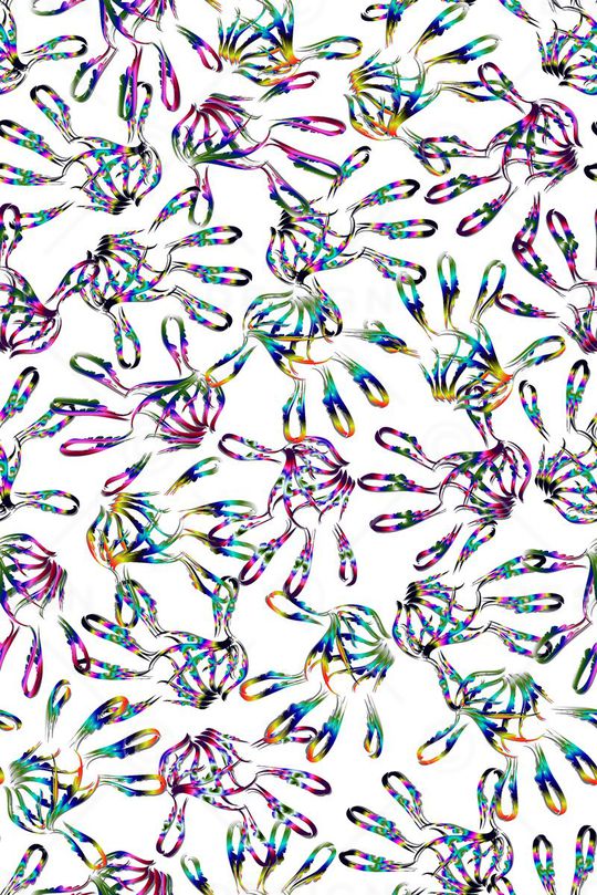 抽象印花华亿平台图片