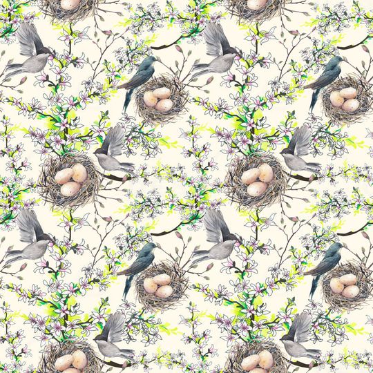 树枝花印花华亿平台图片