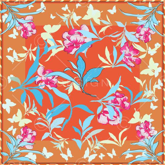 剪影风格印花华亿平台图片