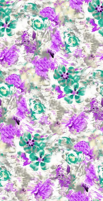 578392-时尚手绘水彩花卉 