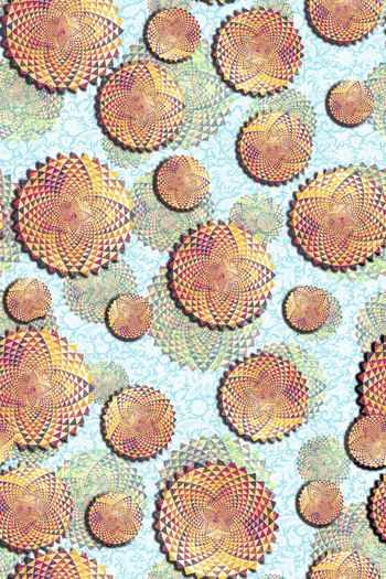 578476-时尚潮流大牌几何蕾丝印花YC583