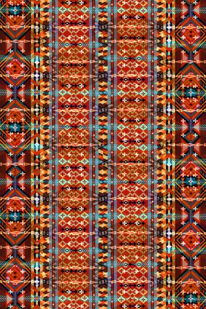 几何格子印花华亿平台图片