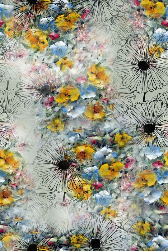 中国风印花华亿平台图片