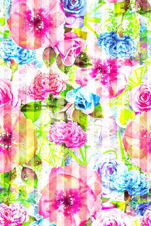 抽象印花华亿平台图片