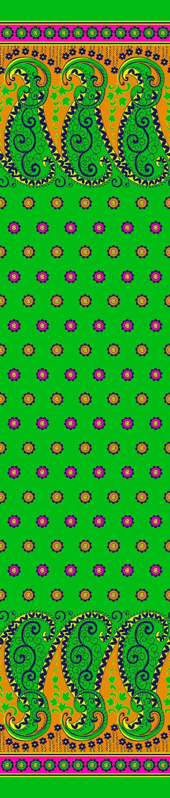 578594-双边定位裙边花设计