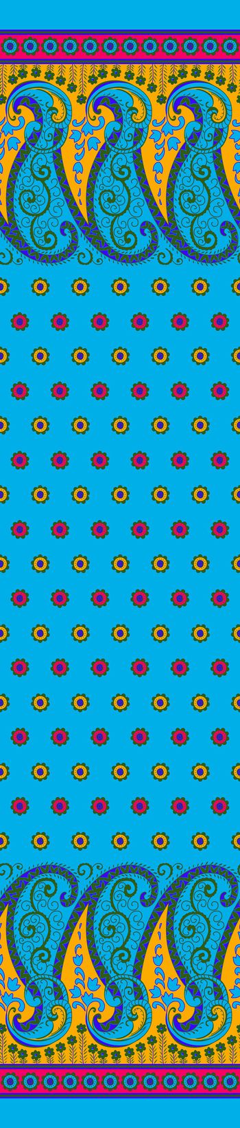 578595-双边定位裙边花设计