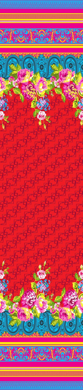 578607-双边定位裙边花设计