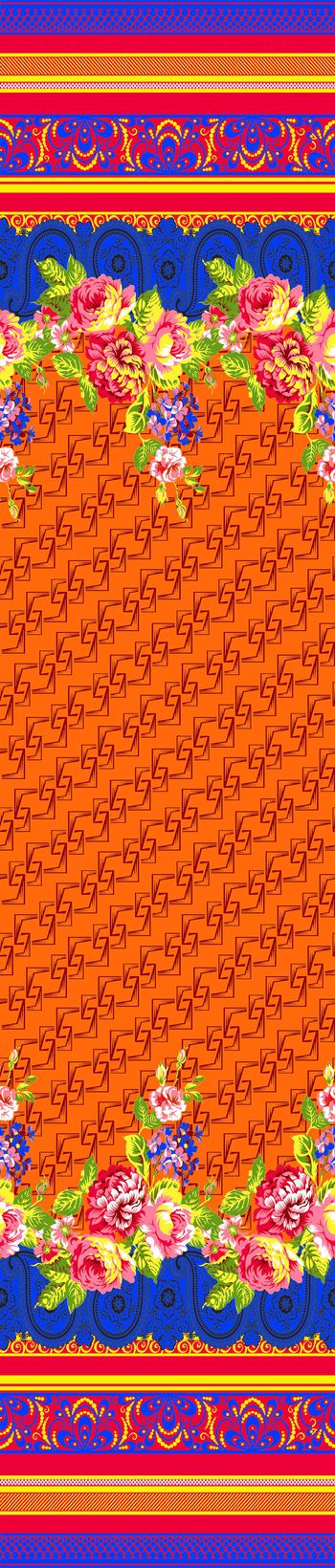 578609-双边定位裙边花设计