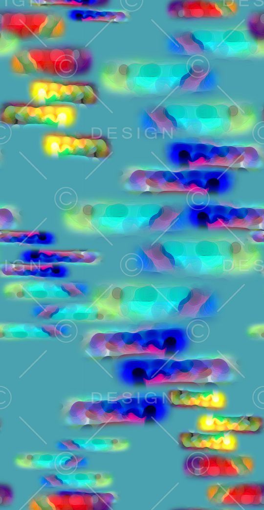 抽象图案印花华亿平台图片