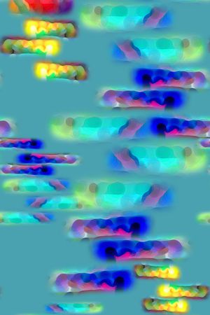 抽象图案印花华亿平台图片