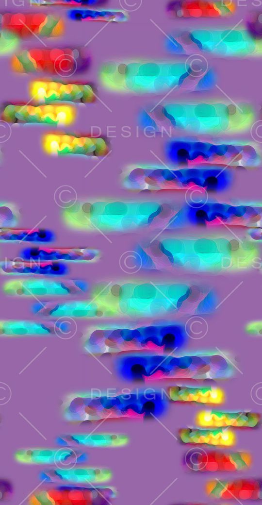 抽象图案印花华亿平台图片