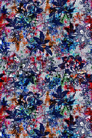 时尚潮流印花华亿平台图片