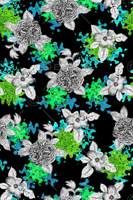 小碎花印花华亿平台图片