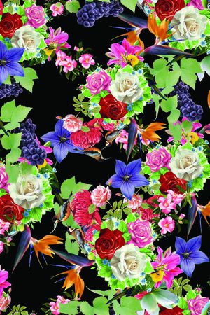 花朵印花华亿平台图片