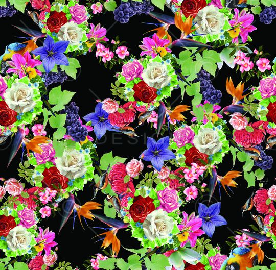 花朵印花华亿平台图片