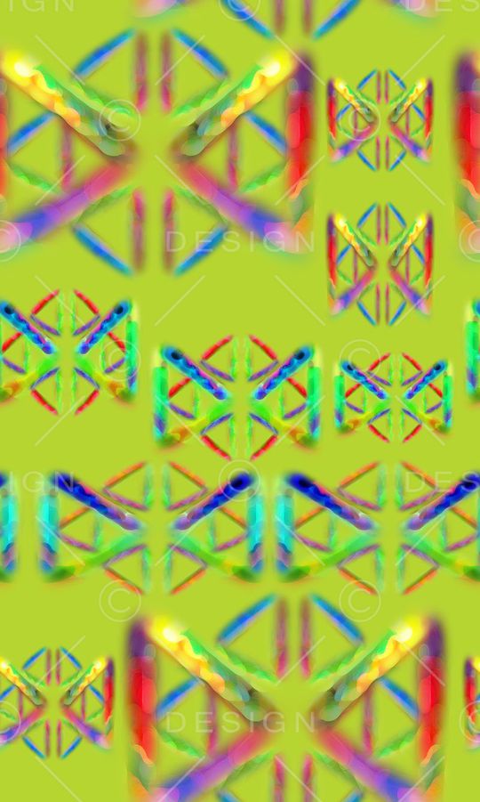 抽象图案印花华亿平台图片