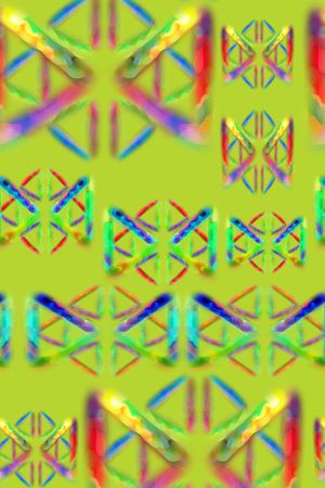 抽象图案印花华亿平台图片