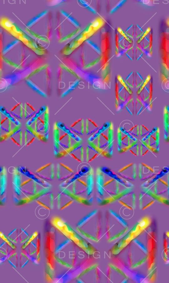 抽象图案印花华亿平台图片