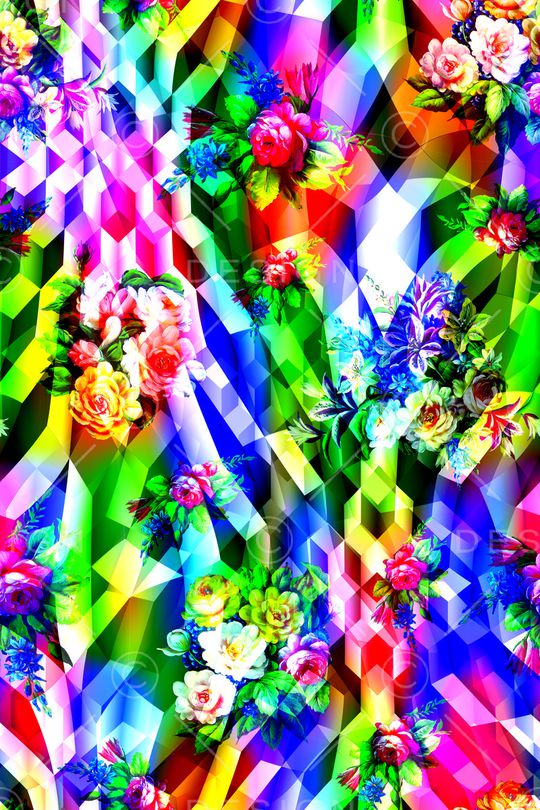 几何印花华亿平台图片