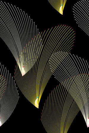 时尚手绘印花华亿平台图片