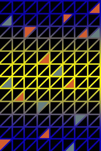 578787-几何格子三角男装毛衫