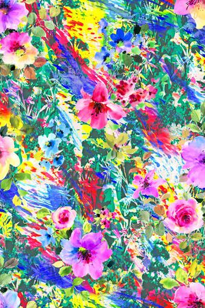 彩色 纹路 抽象 几何印花华亿平台图片