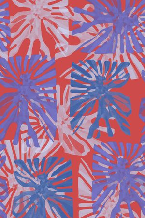 抽象图案印花华亿平台图片