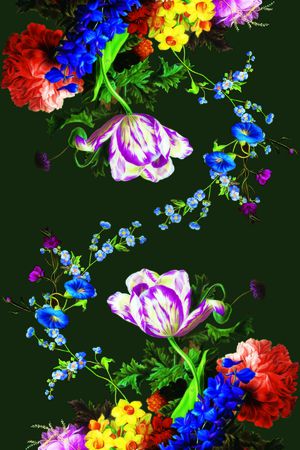 最新时尚印花华亿平台图片