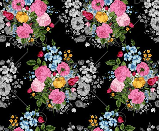 最新时尚流行印花华亿平台图片