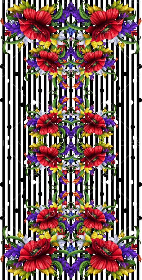 最新时尚流行印花华亿平台图片