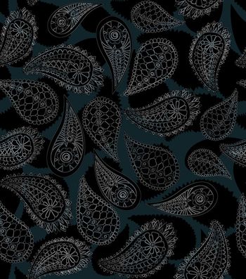 578891-暗底迷情欧洲民族腰果花佩兹利组合女