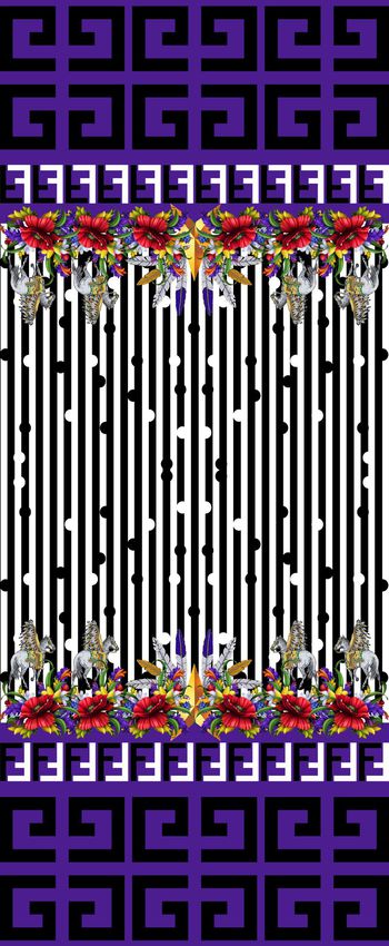 最新时尚流行印花华亿平台图片