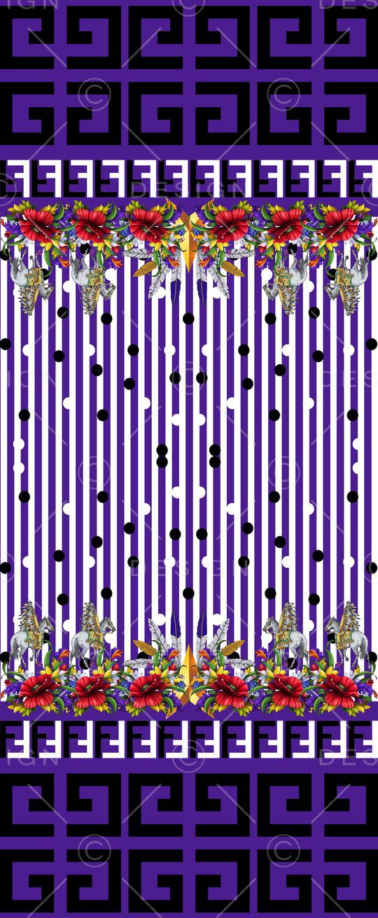 最新时尚流行印花华亿平台图片