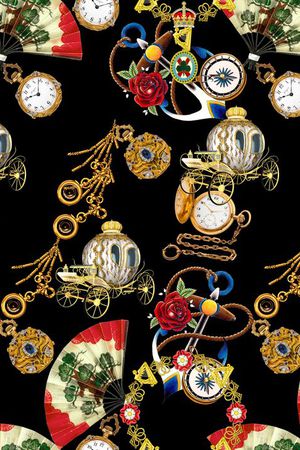 最新时尚流行印花华亿平台图片