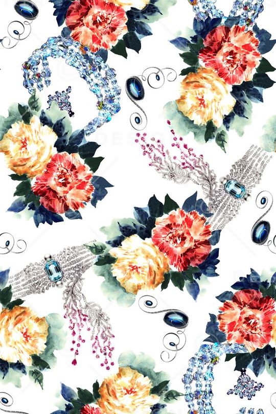 复古印花华亿平台图片