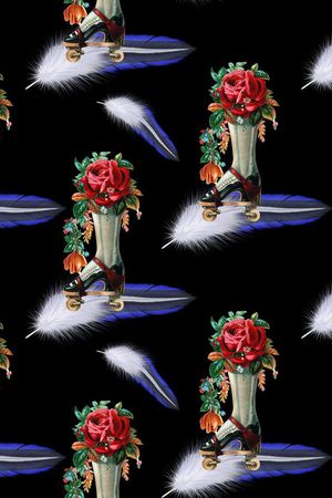 最新时尚流行印花华亿平台图片