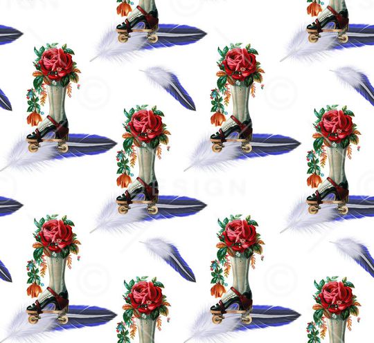 最新时尚流行印花华亿平台图片